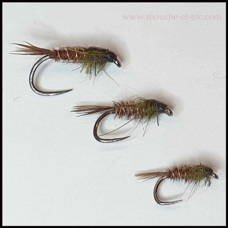 Fliegentom – Assortiment D'éphémères Classiques (mouches Sèches) – 5 Pièces – Taille Hameçon 8