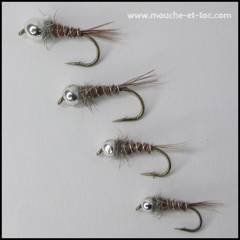 Mouche Pêche Faisan Queue Nymphe Coloré Sélection x16 Fourni